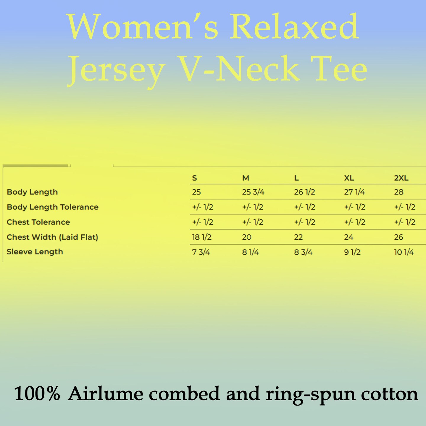 BELLA + CANVAS Women’s Relaxed Jersey V-Neck T-shirt, 100% Cotton Relaxed fit Tee