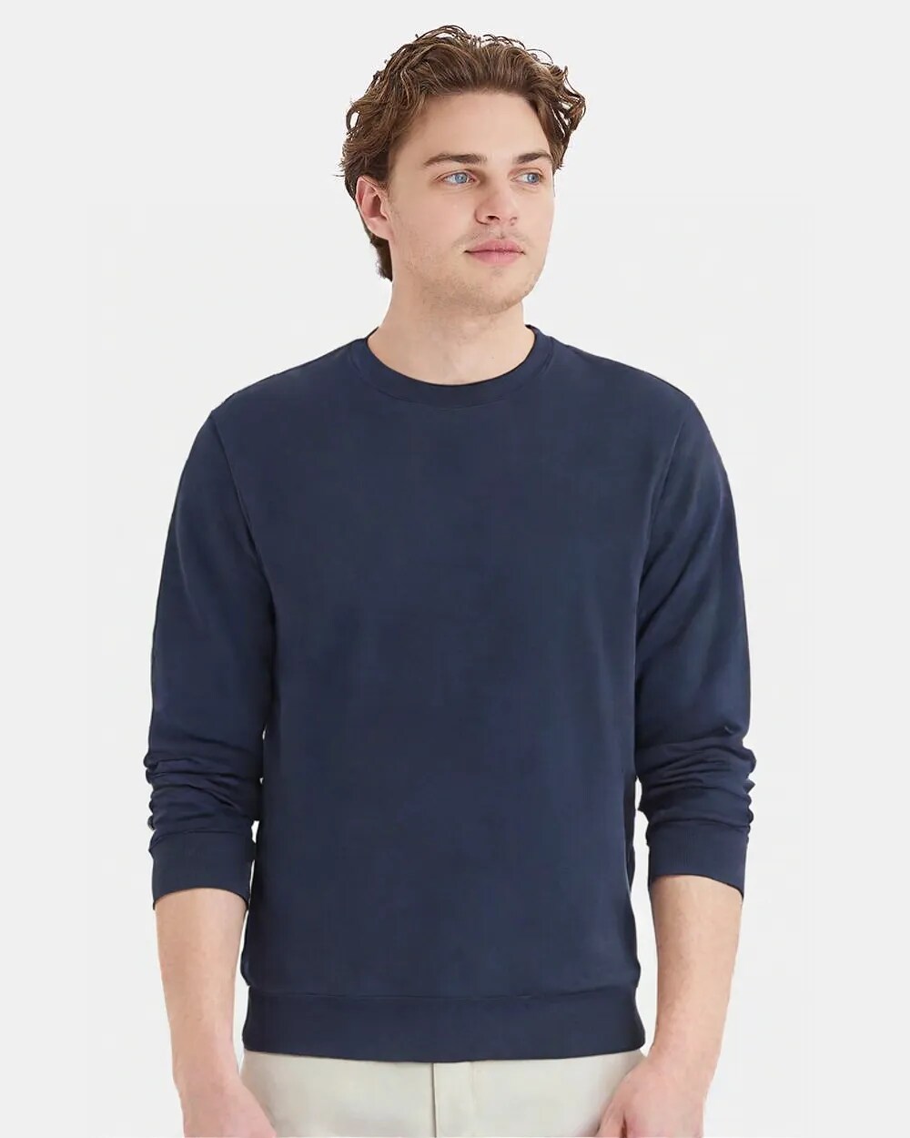 Hanes Unisex EcoSmart Fleece Crewneck Sweatshirt For Casual Wear