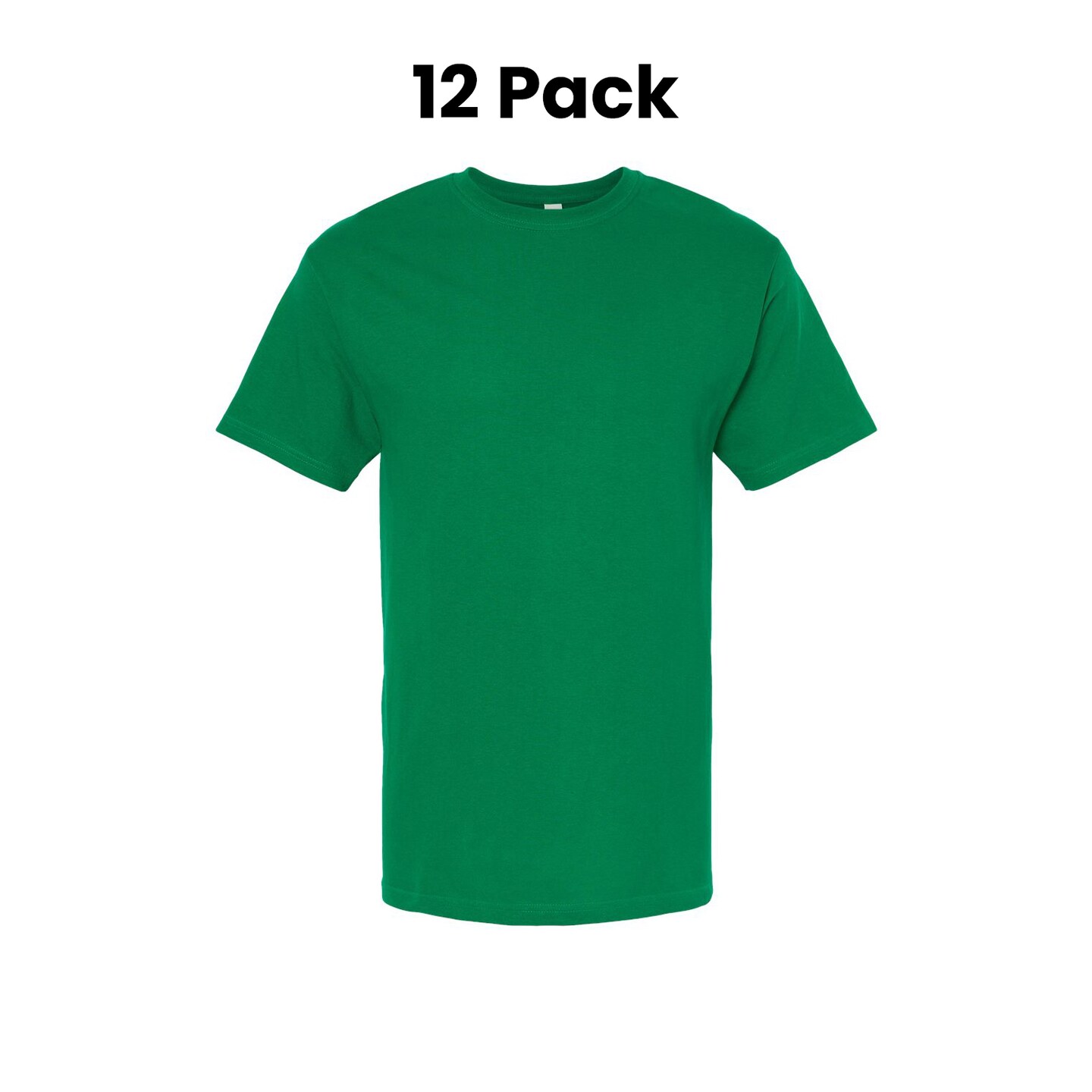 12 Pack: M&O Gold Soft Touch Short Sleeve Crewneck T-Shirt For Layering Outfits