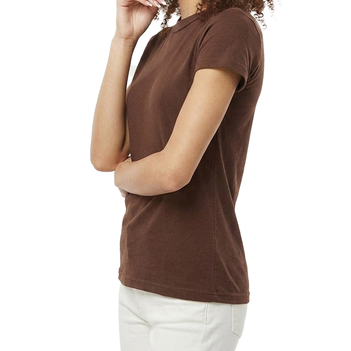Tultex Women’s Slim Fit Jersey T-Shirt, Short Sleeve Tee for Crafting & Customization