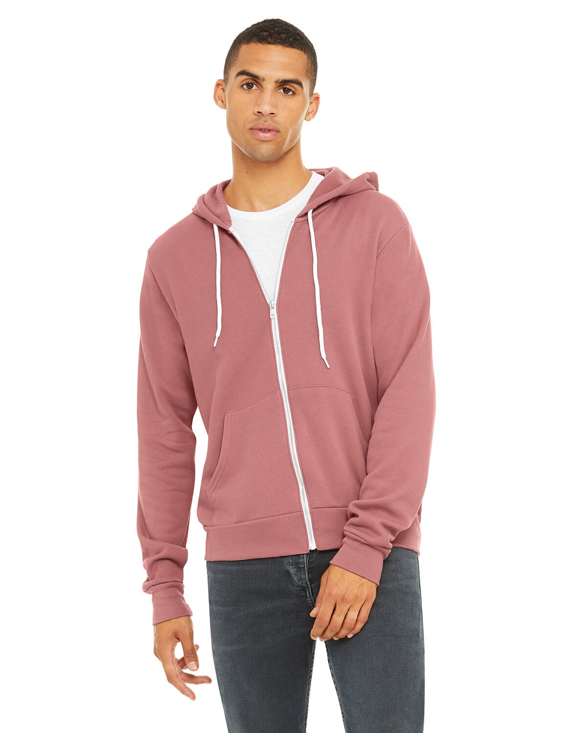 Bella + Canvas® Sponge Fleece Full-Zip Hoodie Sweatshirt
