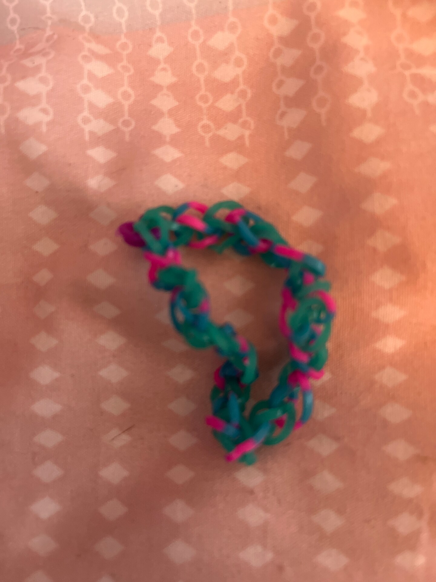 Single Chain Bracelet Rainbow Loom Single Band Bracelet Single