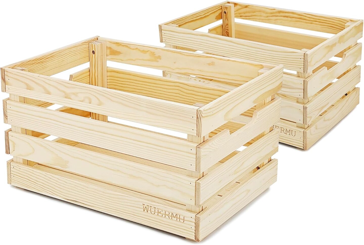 Wooden Crates are Suitable for Storage, Milk Crates, Wine Crates, toy Crates, Display and Decoration, Camping, and Other Purposes. They are Sturdy and Durable