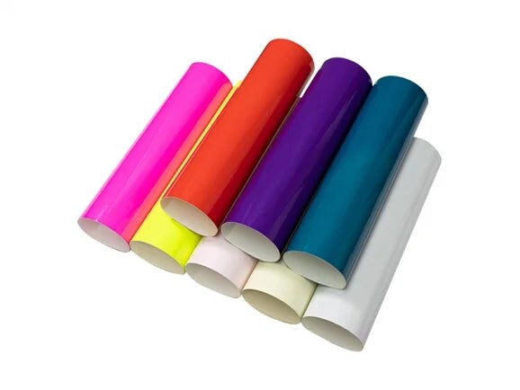 Assorted Color-Changing Adhesive Vinyl Sheets - 8 Pack