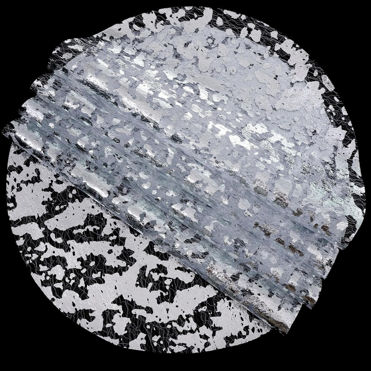 Silver Placemats Disposable Round Table Mat 13 Inch Silver Foil Paper Mesh Pressed Table Doilies Metallic Thin Mesh Table Runner for Home Decoration Dining Wedding Birthday Party (100 Pcs)
