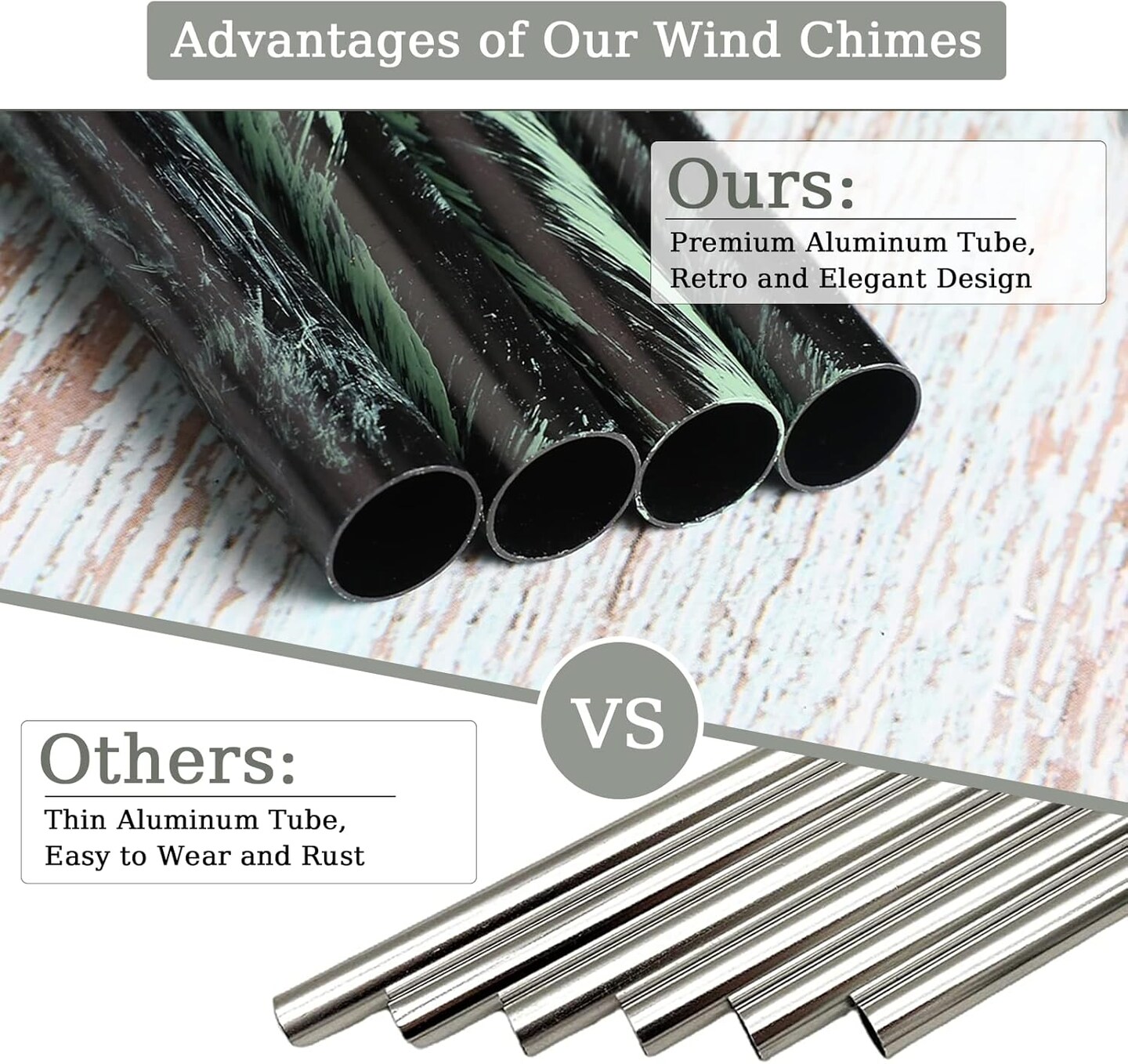 Wind Chimes for Outside, 33&#x22; Butterfly Wind Chimes Outdoor, Gifts for Women Mom Grandma Birthday