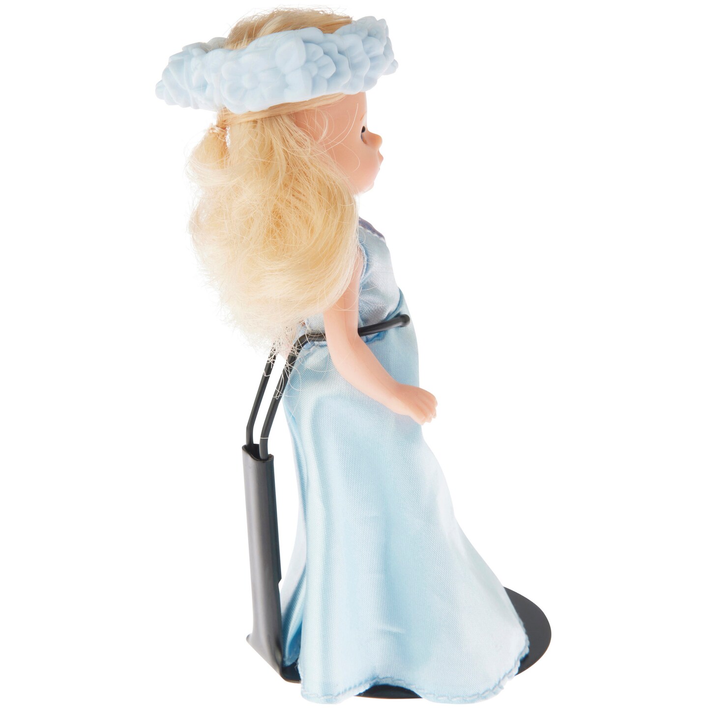 Plymor DSP-25B Black Adjustable Action Figure Stand, fits 4.5, 5, and 5.5 inch Action Figures, Waist is 1&#x22; - 1.5&#x22; wide, 3&#x22; - 3.5&#x22; around