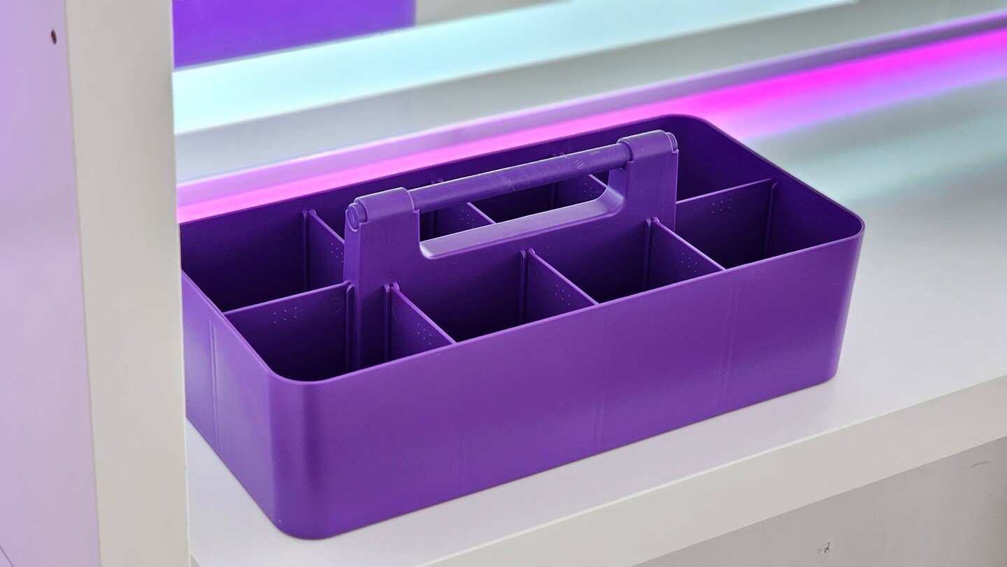 Enjoy Organizer Storage Supply Portable Caddy, DIY Dividers, 8 Compartments, School Office Craft Supplies Home-Made in USA