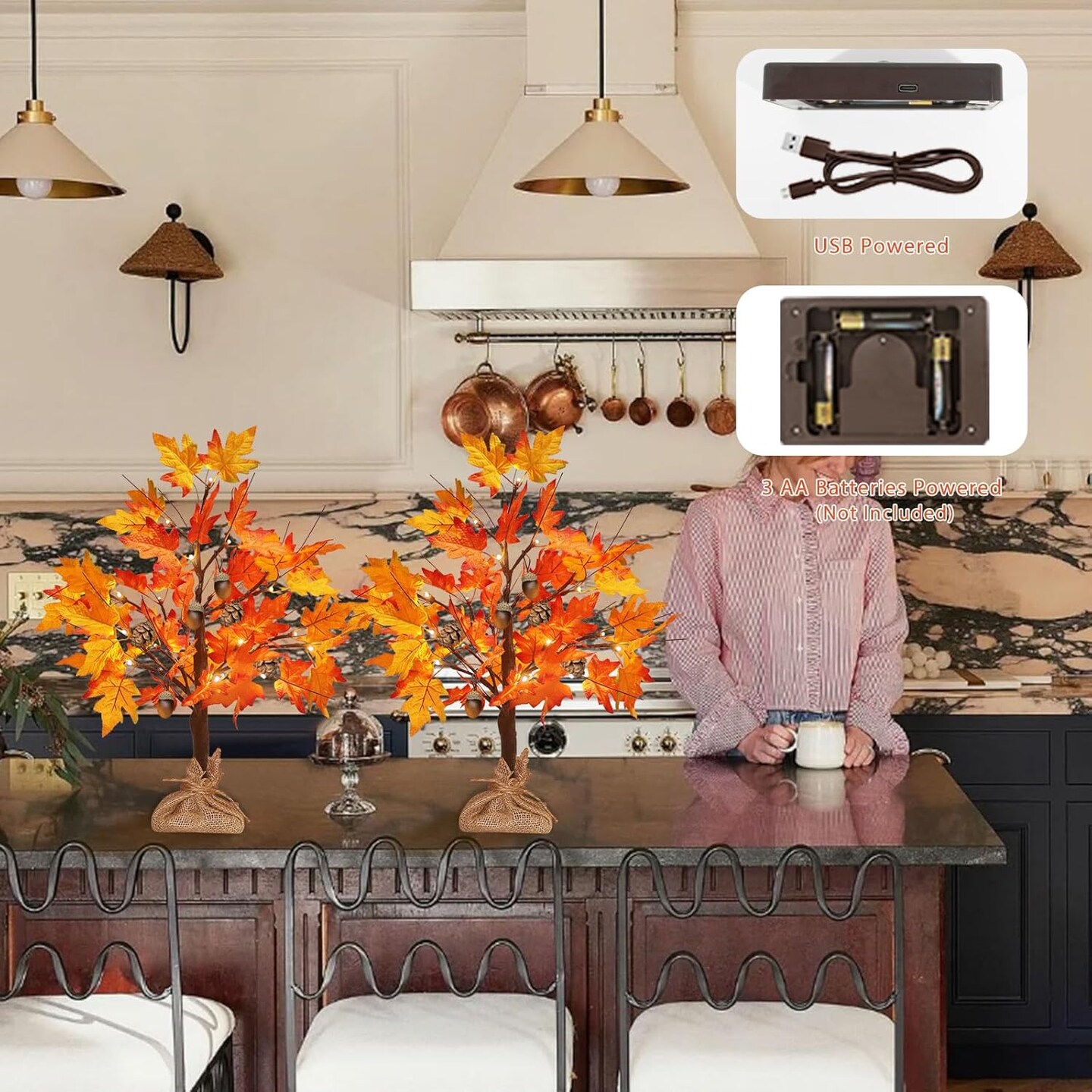 Thanksgiving Decorations Table Indoor Harvest Autumn Decor