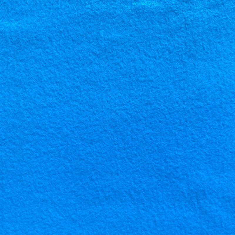 Solid Dresden Blue Anti-Pill Fleece Fabric (Medium Weight) | By The Yard