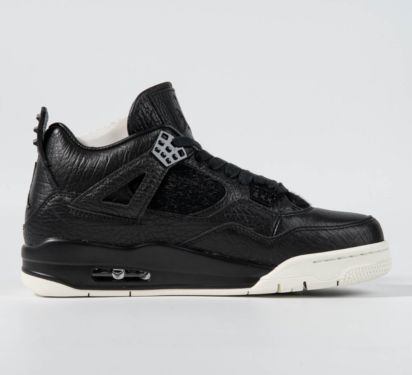 Air Jordan 4 Retro Pony Hair Black Shoes | MakerPlace by Michaels