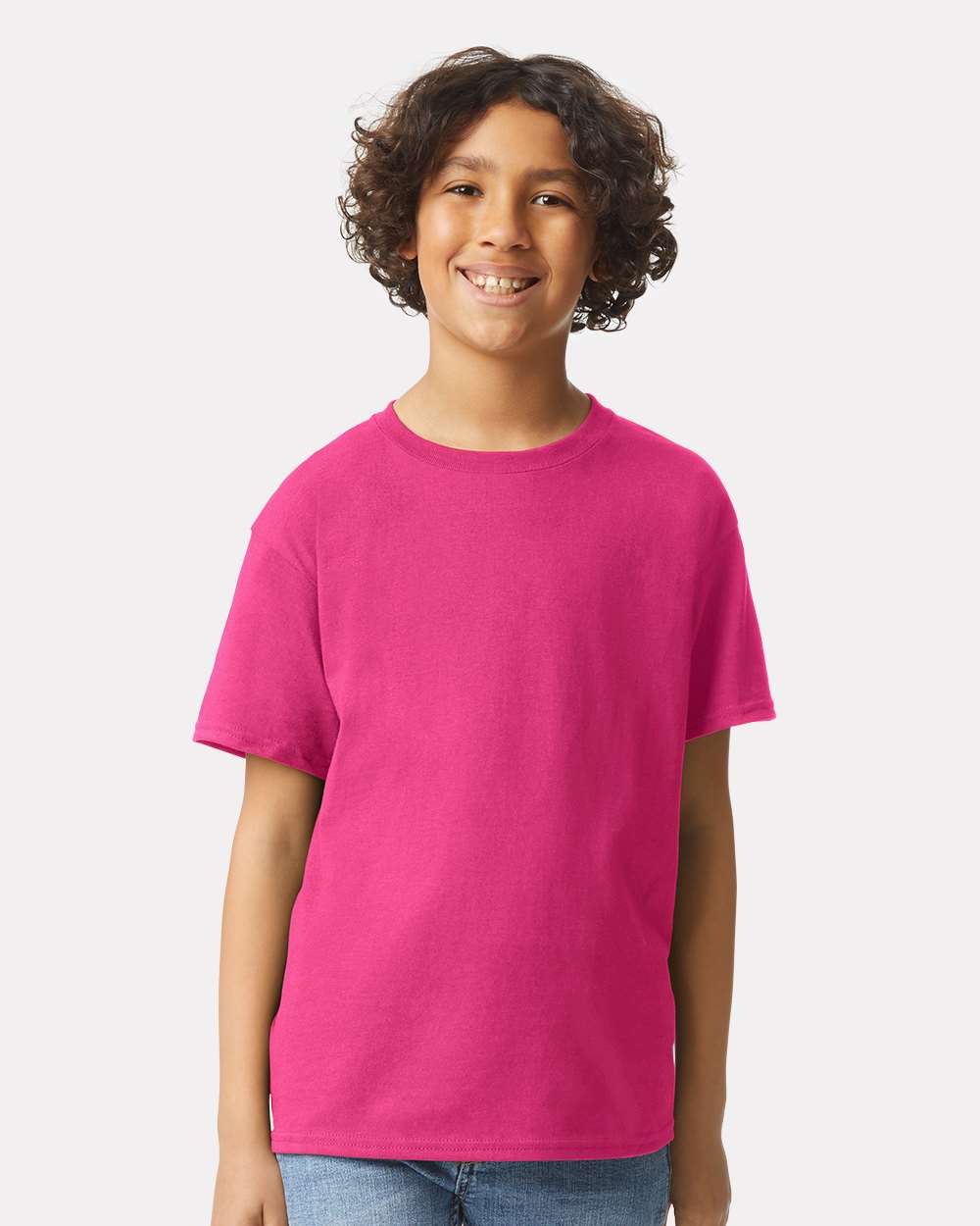 6 Pack Gildan Ultra Cotton Youth Short Sleeve Crewneck T-Shirt 100% Cotton Classic Fit Durable Tee for Safety & Everyday Wear