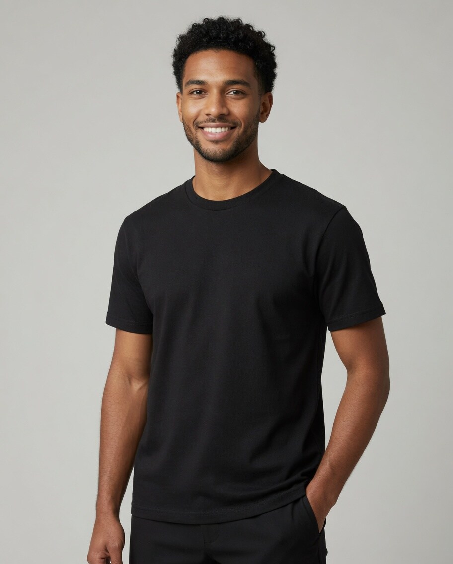 Gildan Men’s Crewneck Short Sleeve T-Shirt for Custom printing & Layering Comfort Cotton Tee