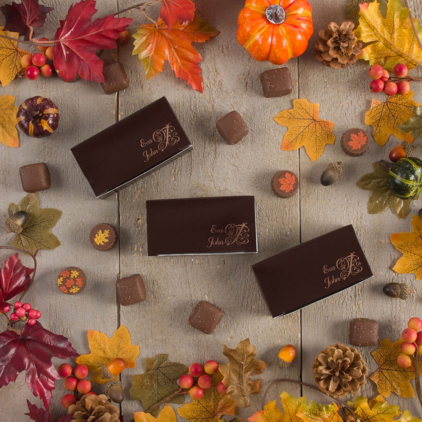 Made in USA - 50 Boxes 1/4 lb. Brown Candy Boxes - 4-1/2" x 2-5/16" x 1-1/8"