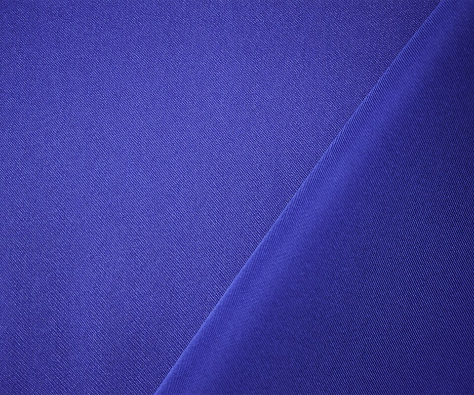 Dark Blue Poly Spandex Stretch Solid Stretch Lamour Woven Fabric By the Yard