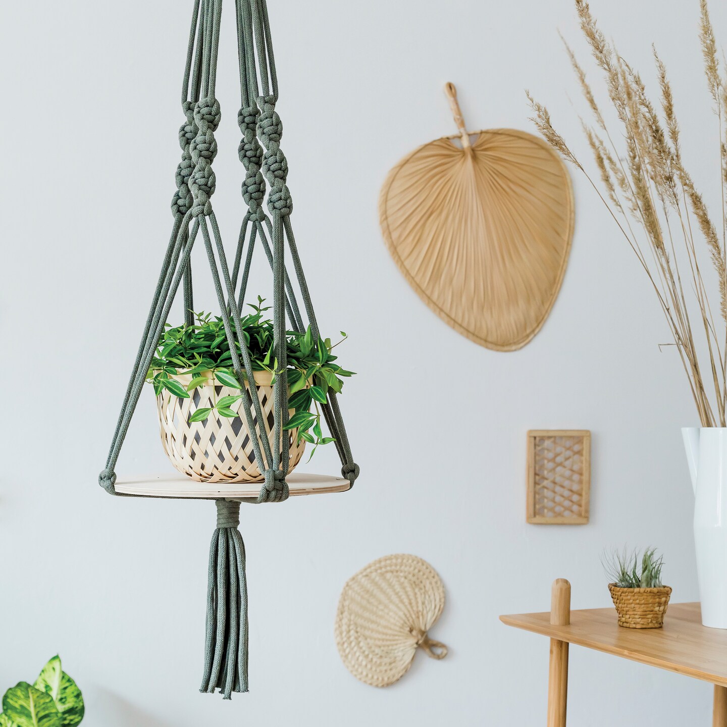 White Lion Macramé Cord – Cotton Rich Macrame Rope, 2 mm, 100 Feet, Yarn for Wall Decor, Crochet, Gift Wrapping, Wall Hanging, Plant Hangers, Handmade Crafts, Knitting