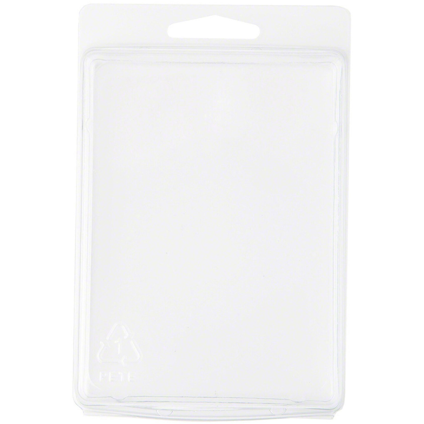 Collecting Warehouse Clear Plastic Clamshell Package / Storage Container, 4.44" H x 3.31" W x 1.5" D
