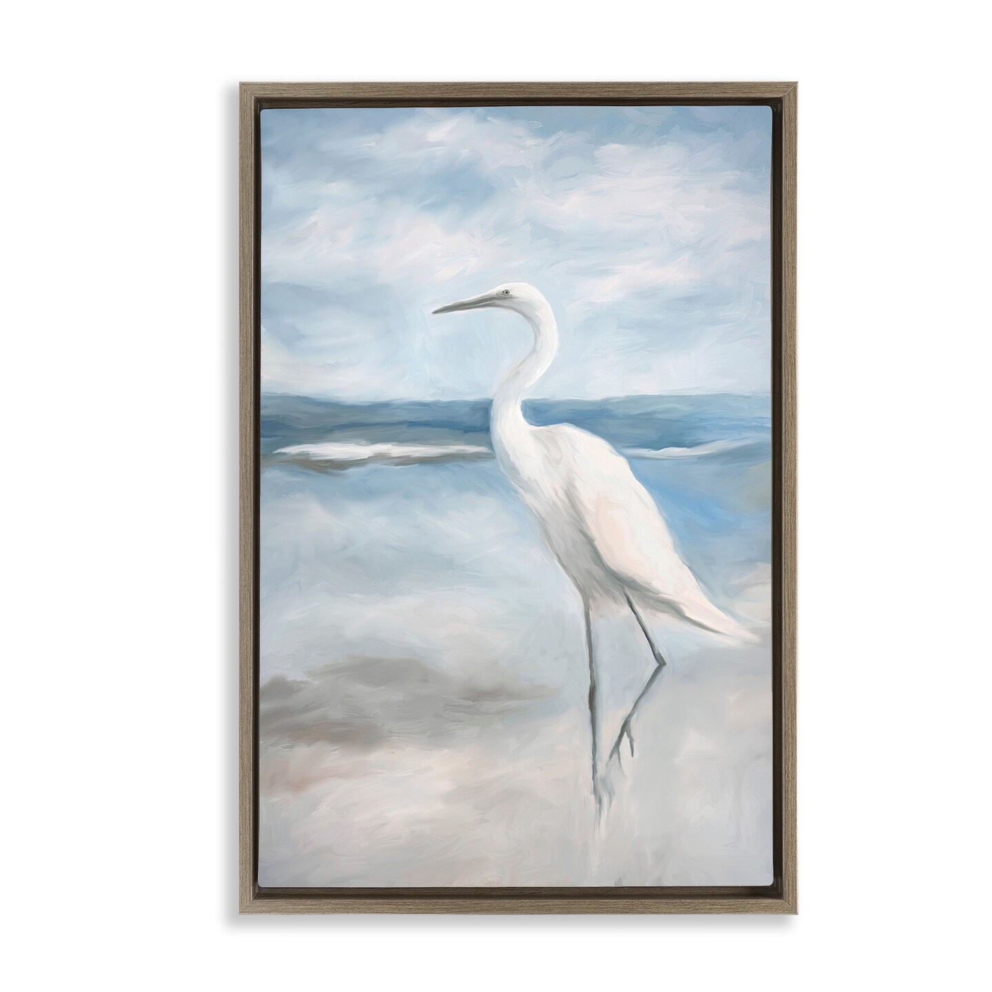 Stupell Industries Elegant Kingdom of Herons Floating Frame Design by Ramona Murdock