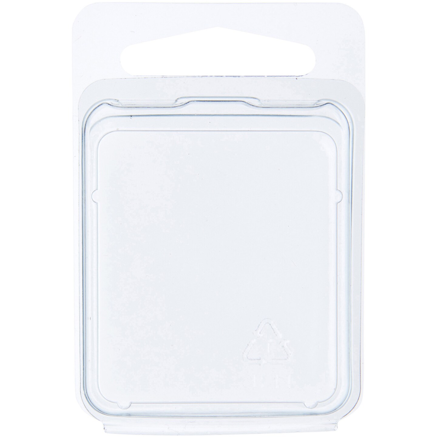 Collecting Warehouse Clear Plastic Clamshell Package / Storage Container, 1.6875" H x 1.5" W x 0.75" D
