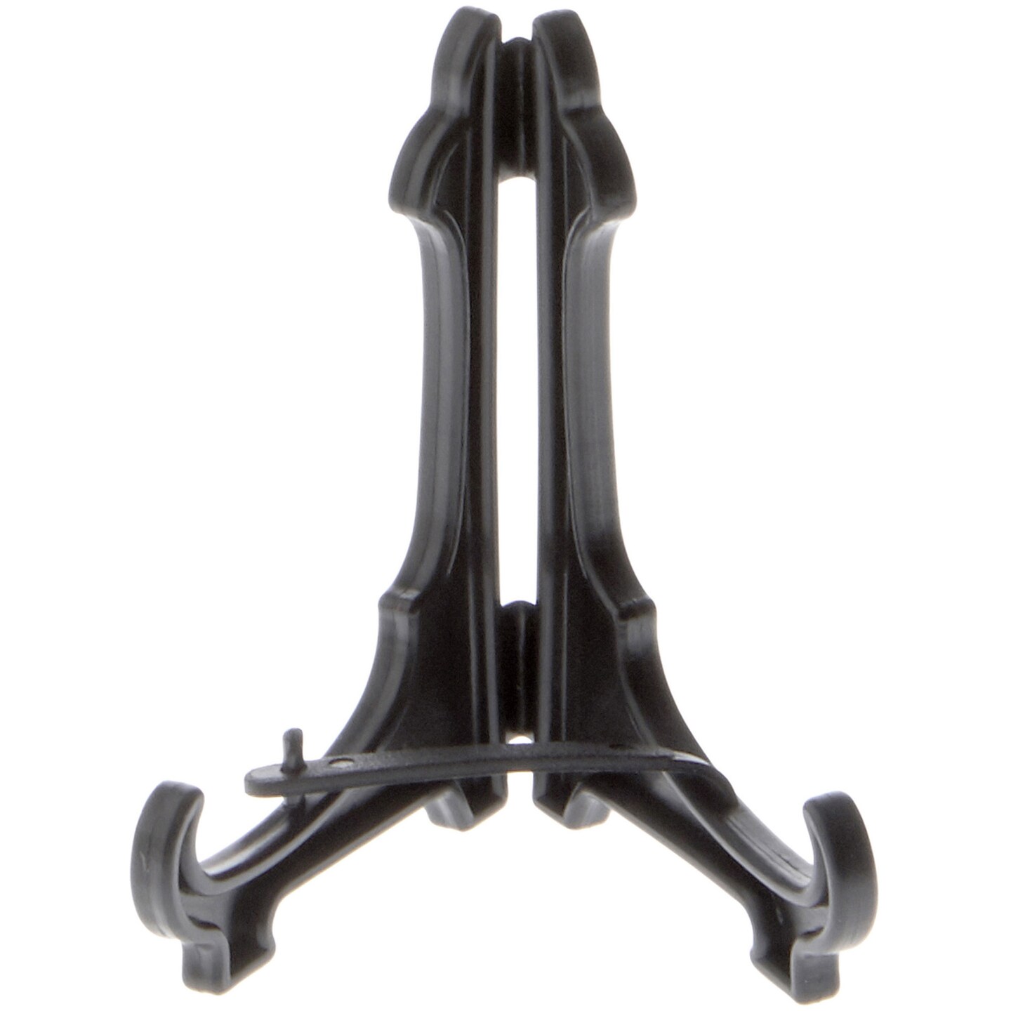 Bard&#x27;s Hinged Black Plastic Plate Stand