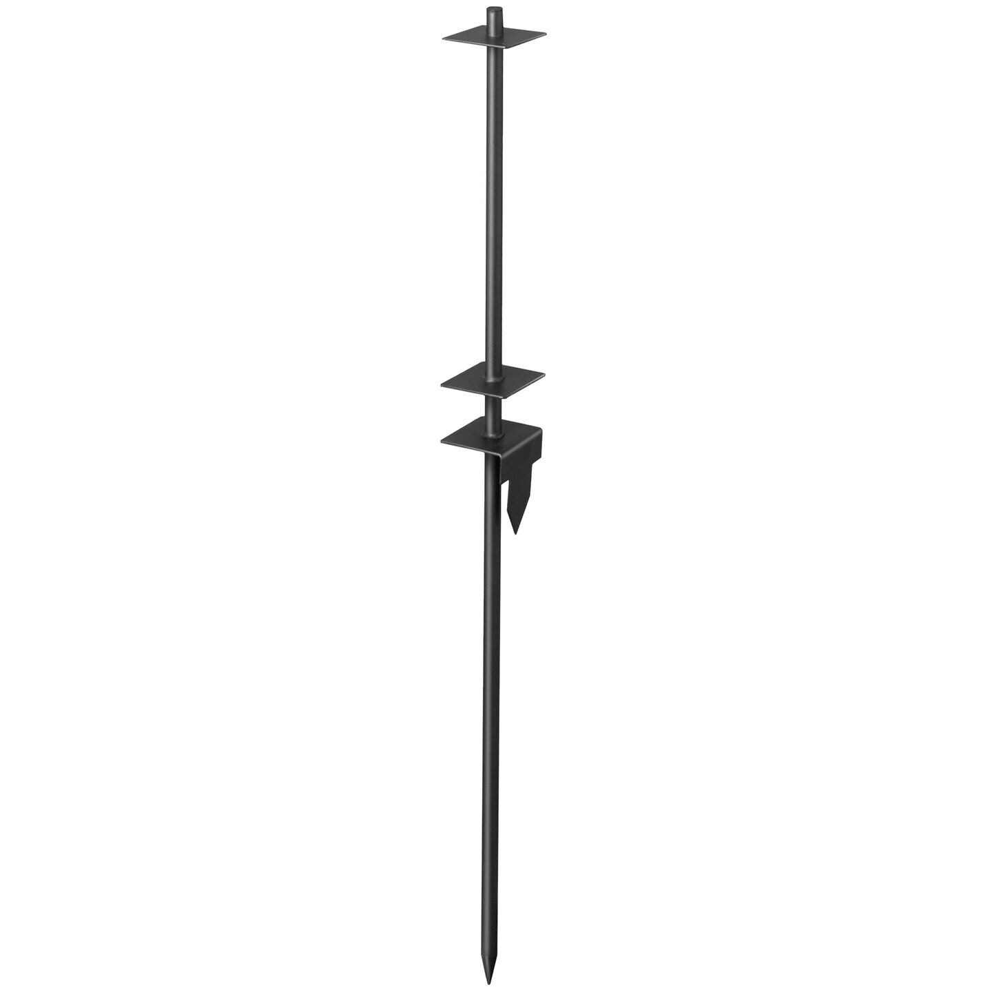 Casafield 30" Replacement Real Estate Yard Sign Post Stake - Black Steel