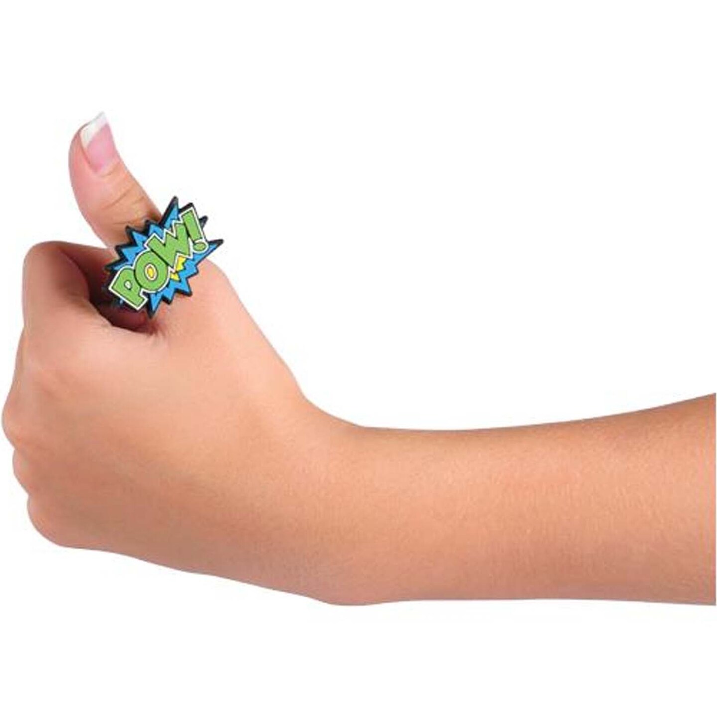 Superhero Rubber Rings Include 12 Units