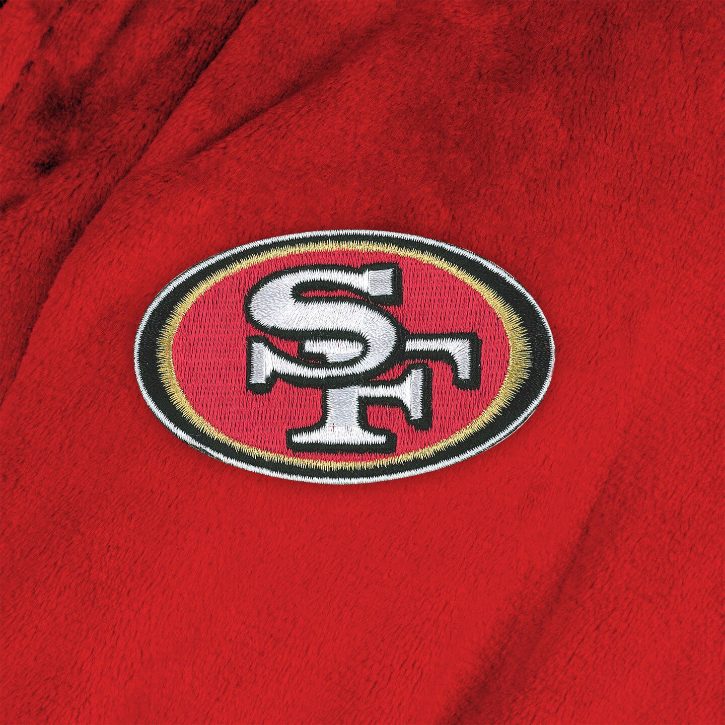 San Francisco 49ers NFL Hooded Silk Touch Bath Robe 26&#xD7;47 Inches