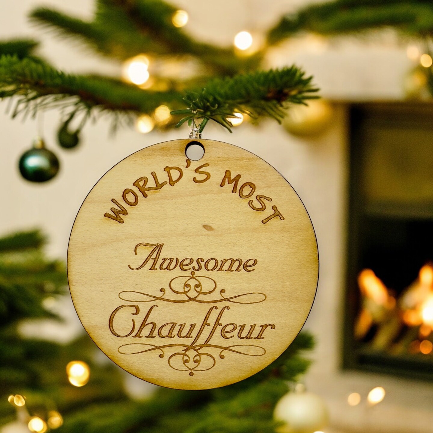Worlds most Awesome Chauffeur - Ornament Worlds most Awesome Chauffeur - Ornament