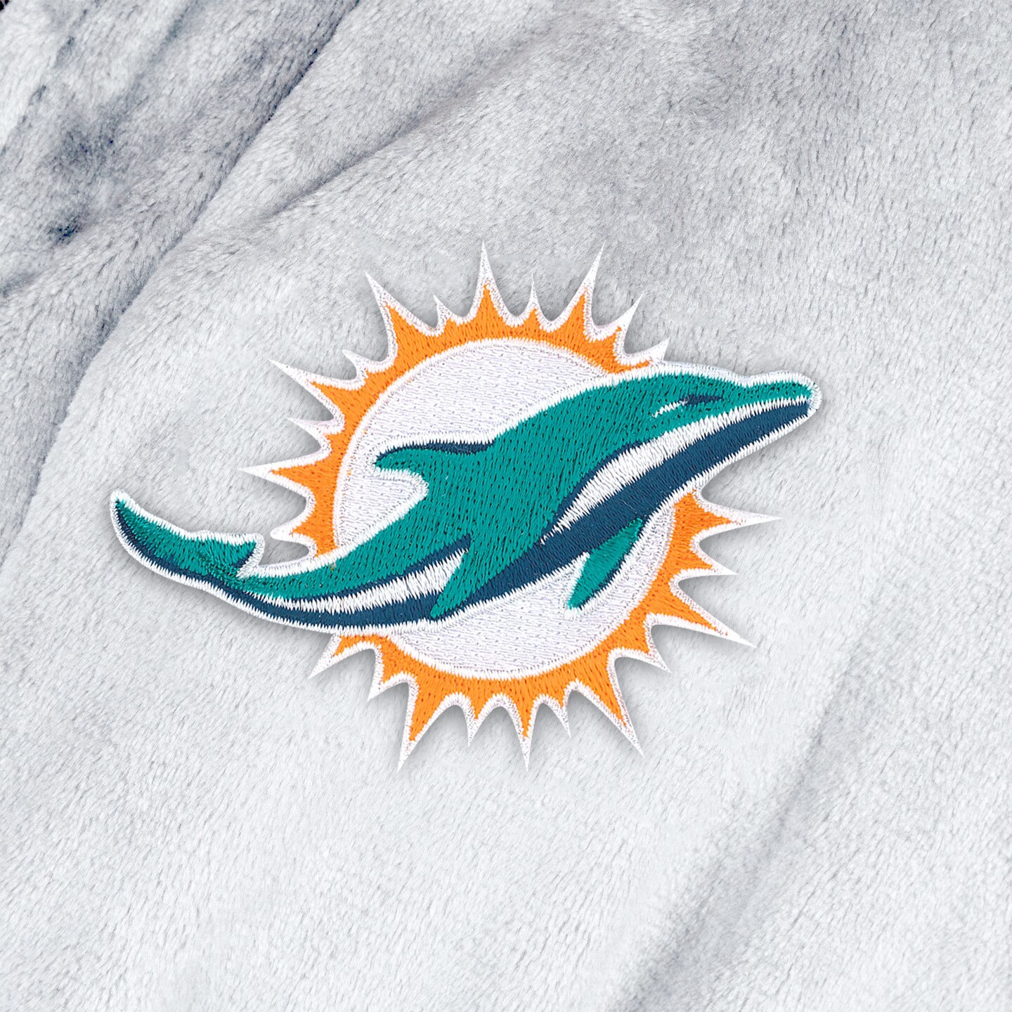 Miami Dolphins NFL Hooded Silk Touch Robe 26&#xD7;47 Inches