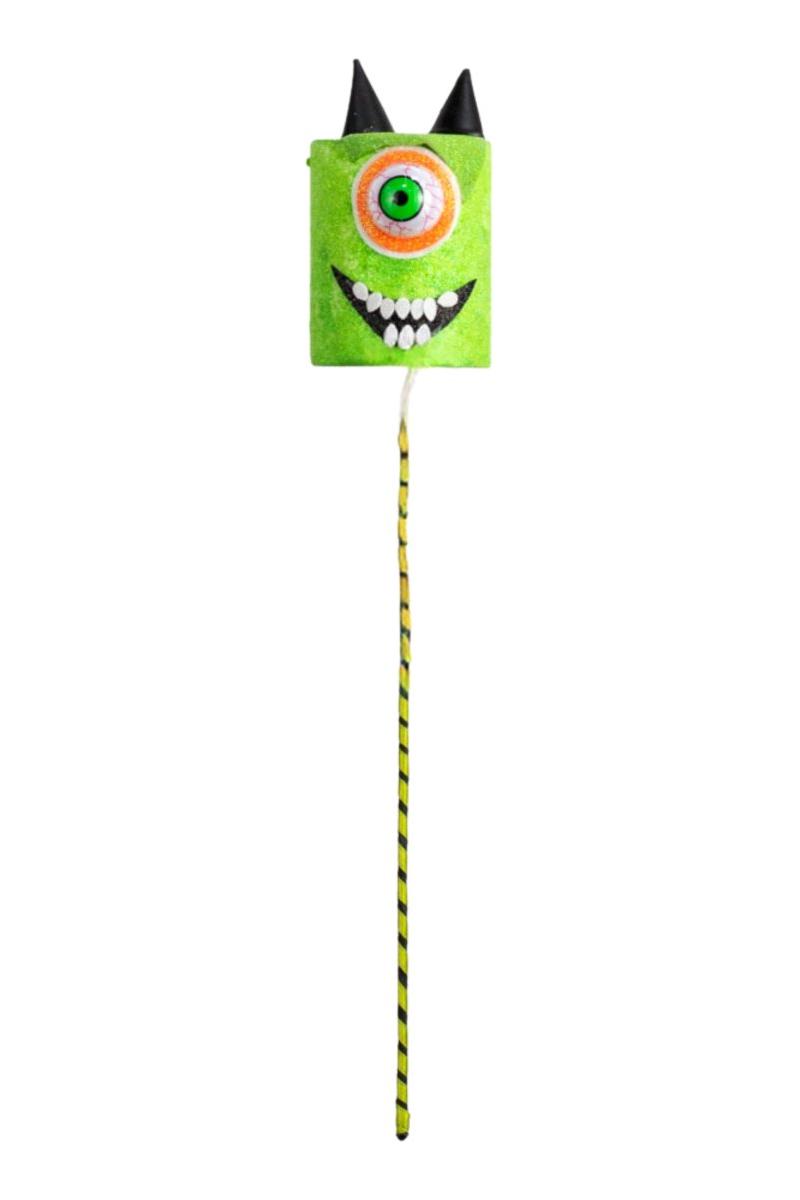 18&#x22; Evil Eye Marshmallow Spray: Green