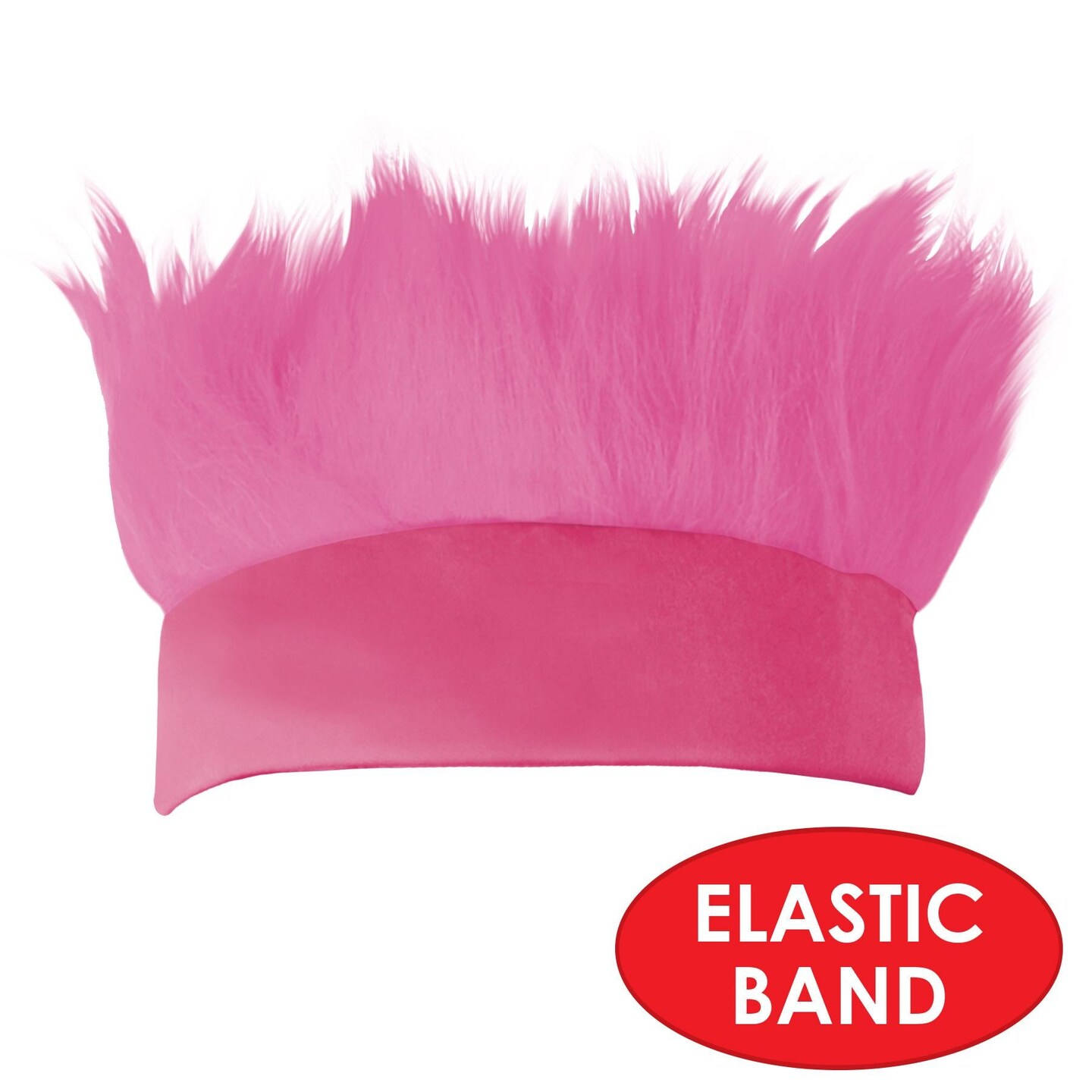 12 Pack Beistle Hairy Headband - pink