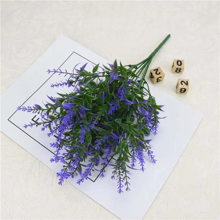 4pcs 7 Heads Artificial Wheat Grass Bouquet for Weddings