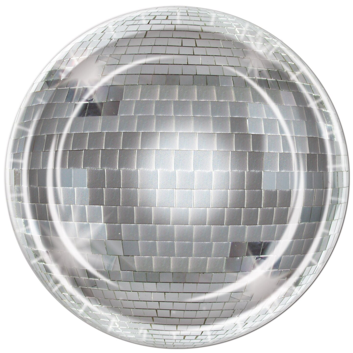 Disco Ball Plates: Sparkle and Serve with Style! (Pack of 12)