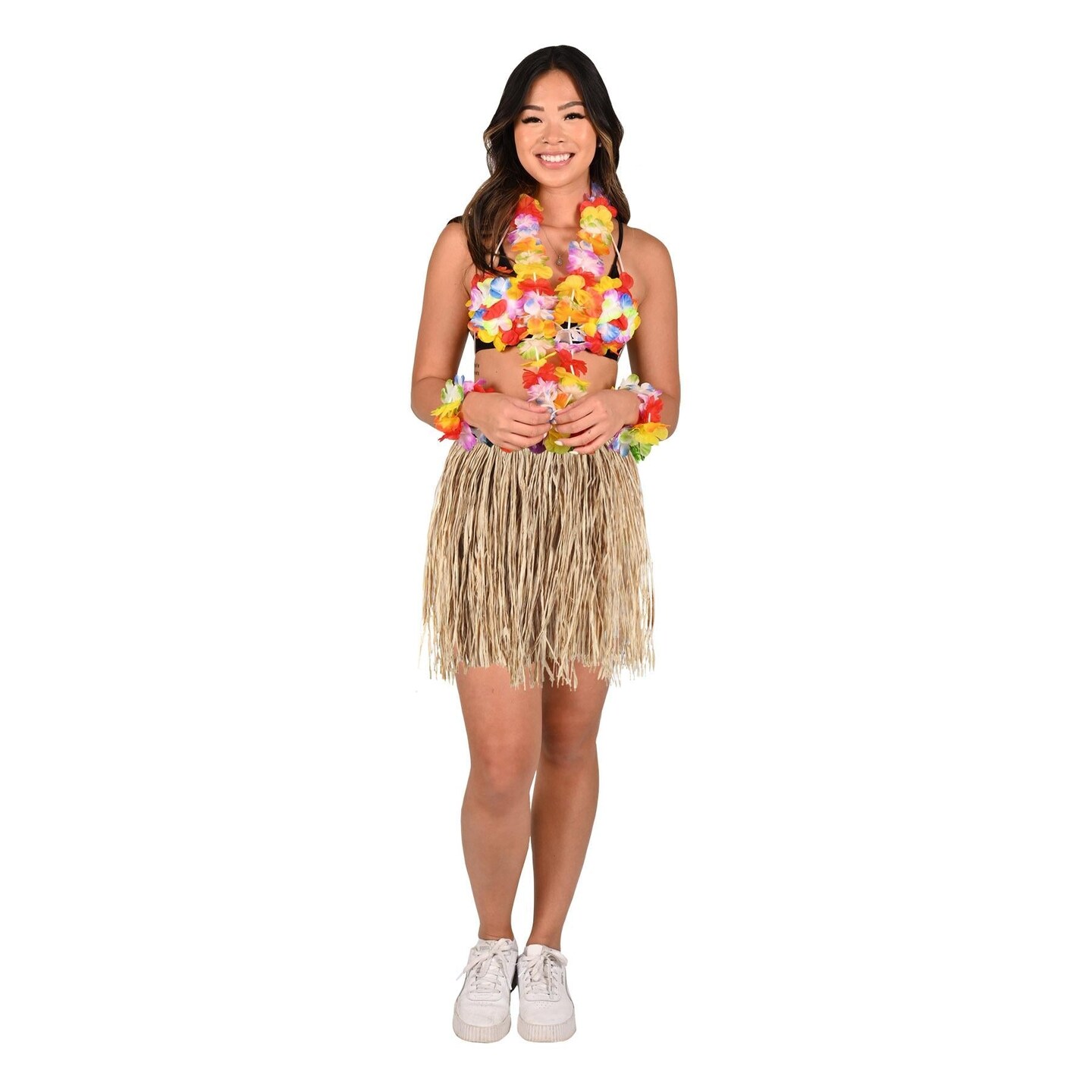 12 Pack Beistle Teen Raffia Hula Skirt