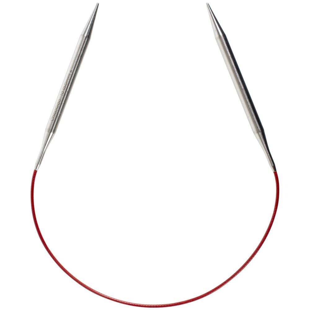 ChiaoGoo Red Lace 16" Stainless Circular Knitting Needles - Size US 00 to 15