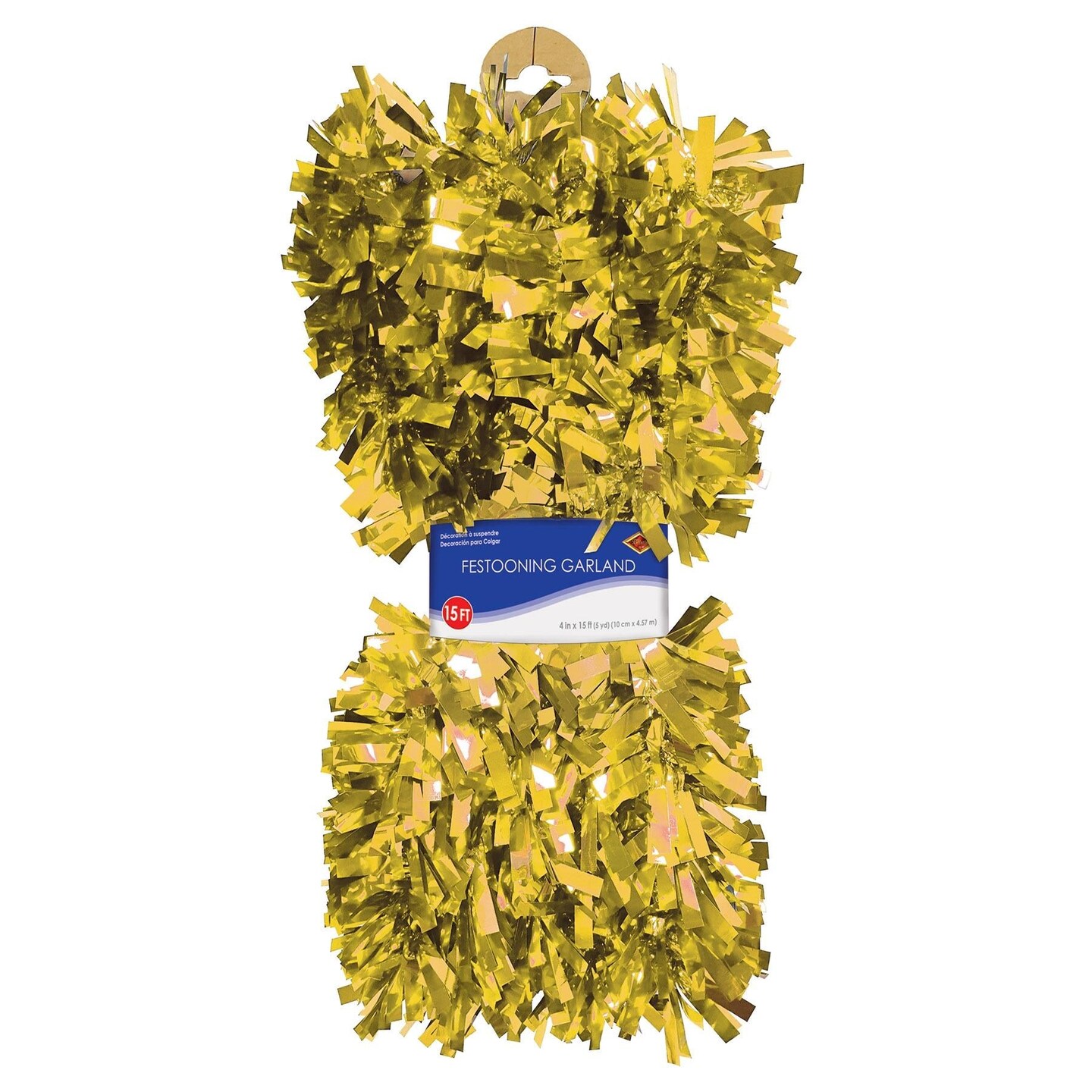 12 Pack Beistle 6-Ply Metallic Party Festooning Garland - gold