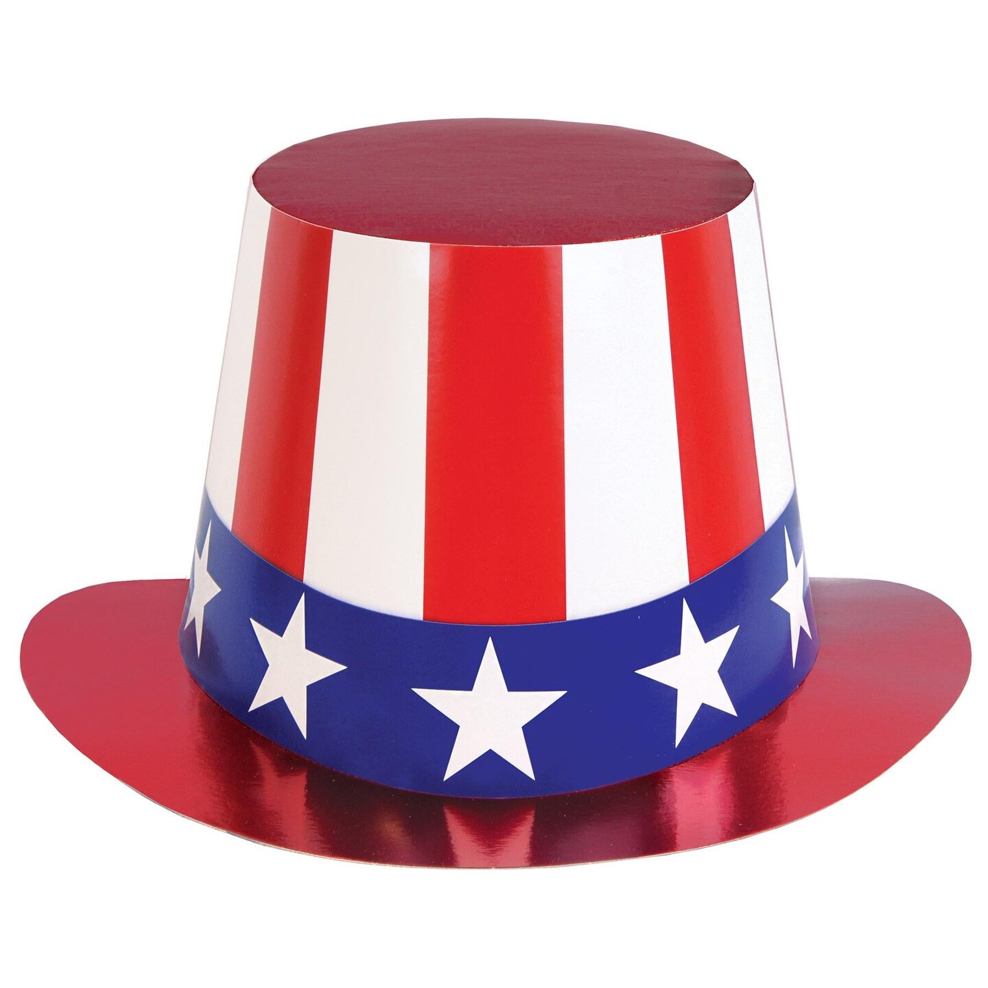 25 Pack Beistle Patriotic Party Red, White &#x26; Blue Hi-Hat