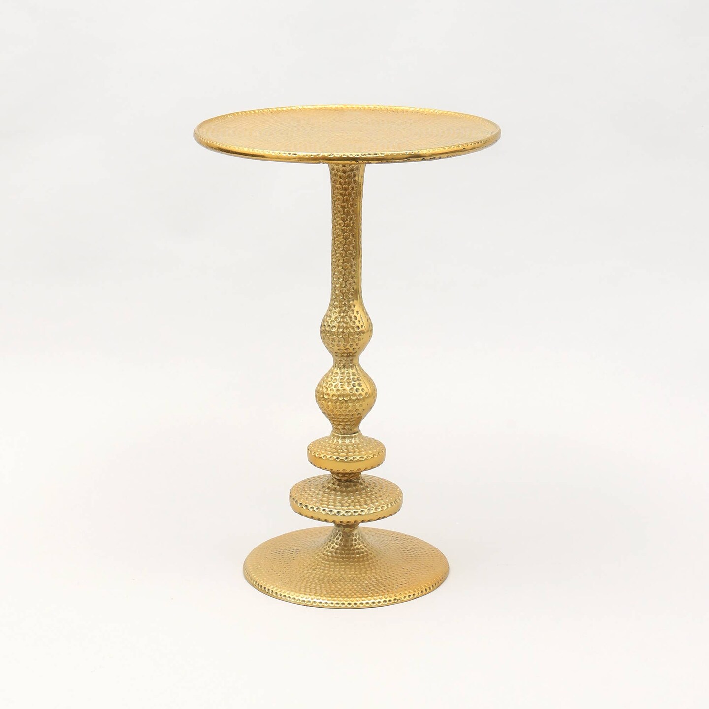 Decorative Aluminum Accent Side Table-End Table-16&#x22;x16&#x22;x24&#x22;