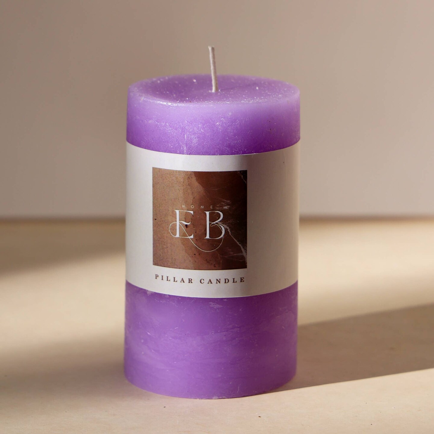 Rustic Pillar Candle