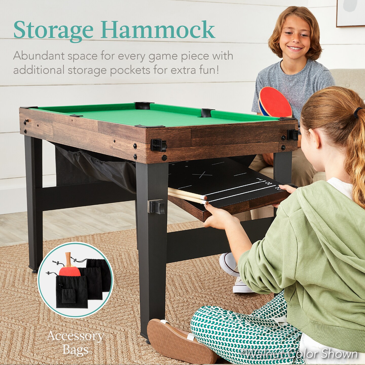 Best Choice Products 13-in-1 Combo Game Table Set w/ Ping Pong, Foosball, Basketball, Air Hockey, Archery