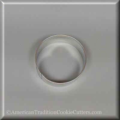 2.5" Round Biscuit Metal Cookie Cutter NA9124