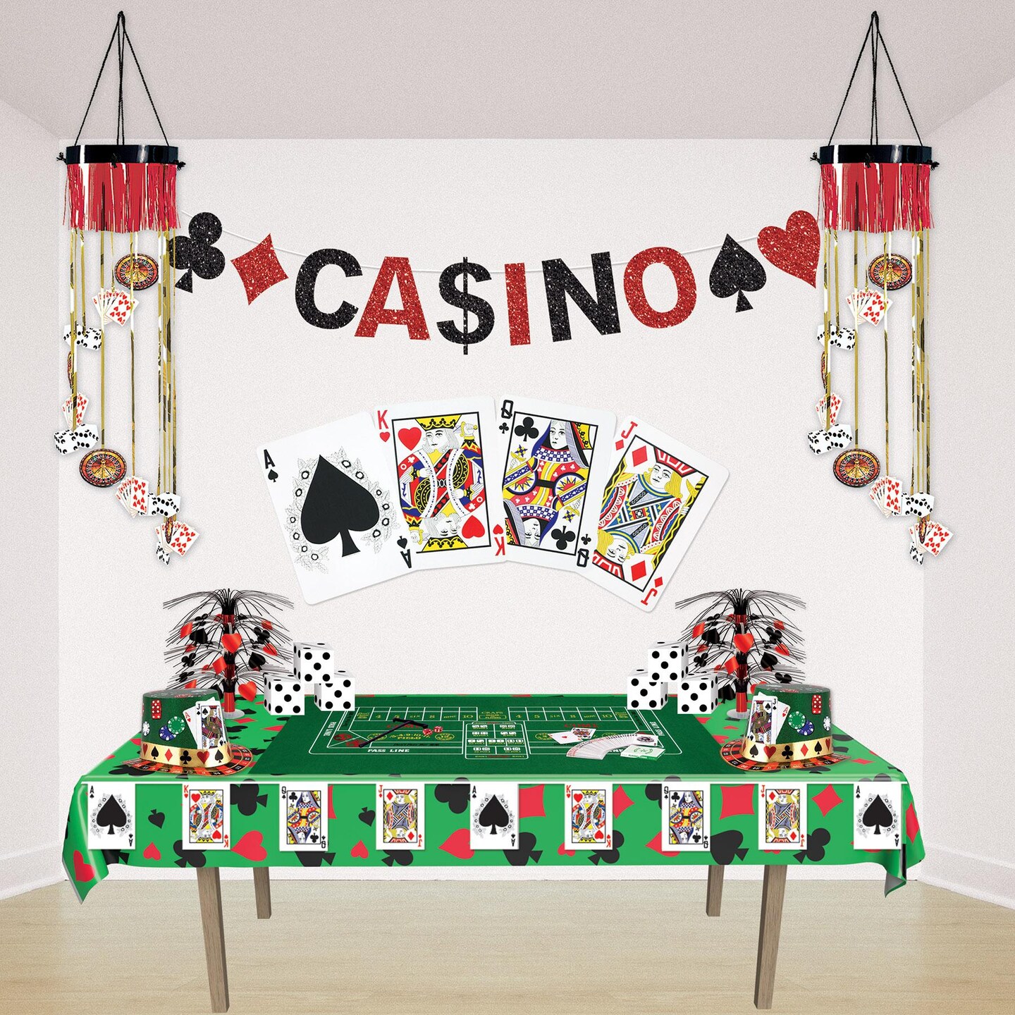24 Pack Beistle Dice Card Party Boxes