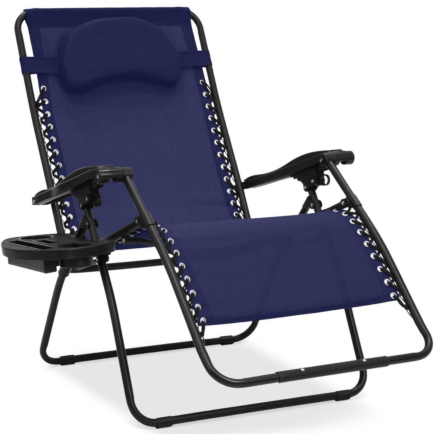 Best Choice Products Oversized Zero Gravity Chair, Folding Outdoor Patio Recliner w/ Cup Holder