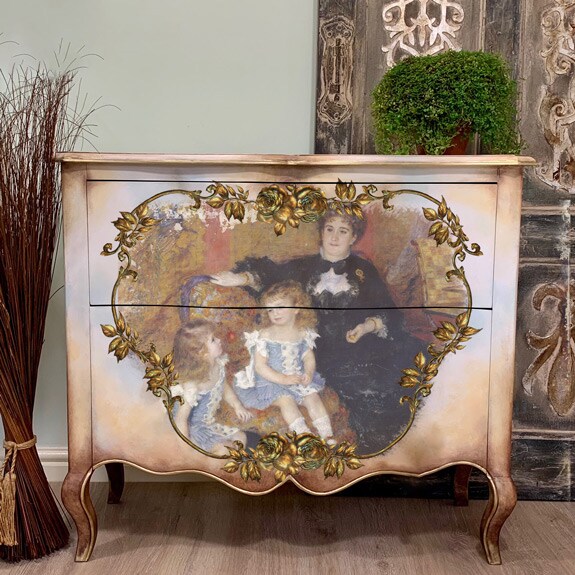 Redesign A1 Decoupage Rice Paper (Mulberry Tissue Paper) - Family Moment 23.4&#x22;X33.1&#x22;