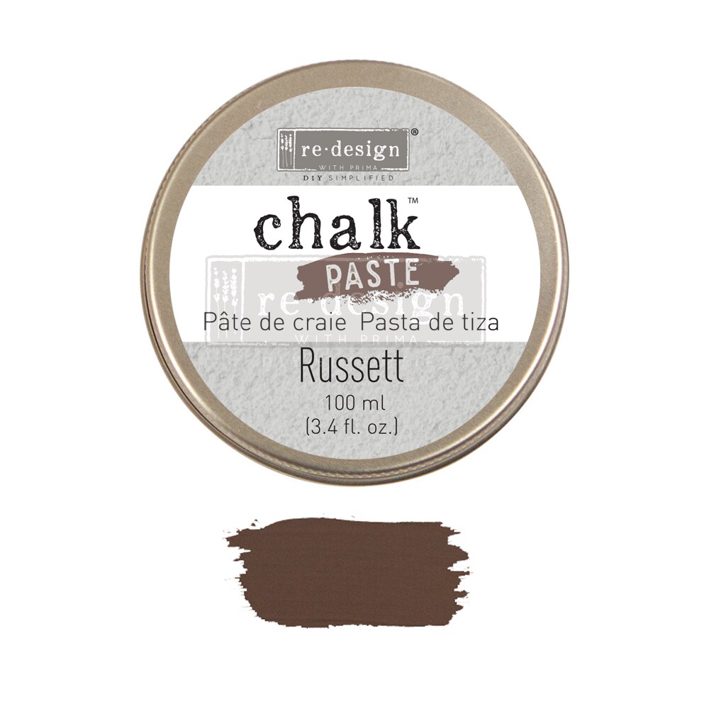 Redesign Chalk Paste - Russett - 1 jar, 100 ml (3.4 fl oz)