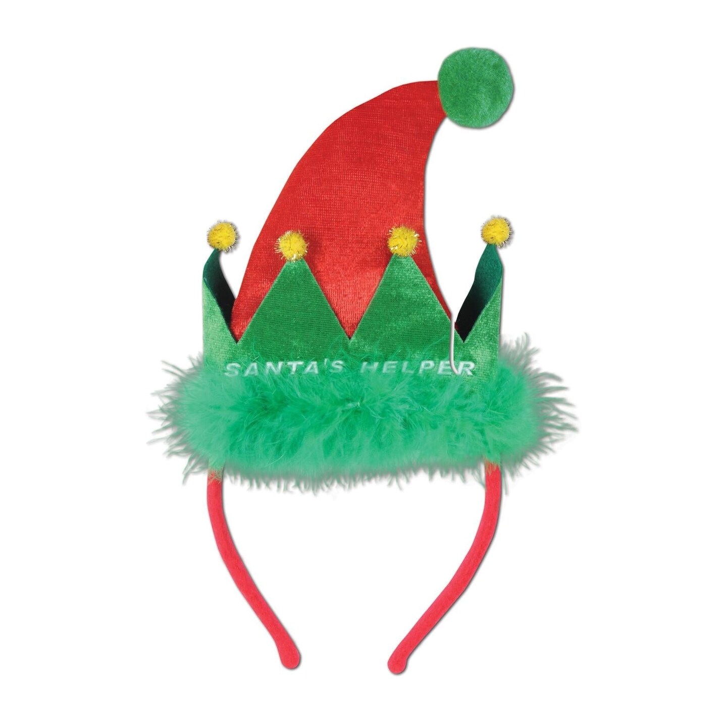12 Pack Beistle Christmas Santa&#x27;s Helper Headband