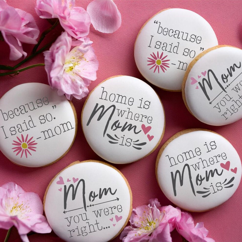 Mom Sayings 3 Piece Cookie Stencil Bundle
