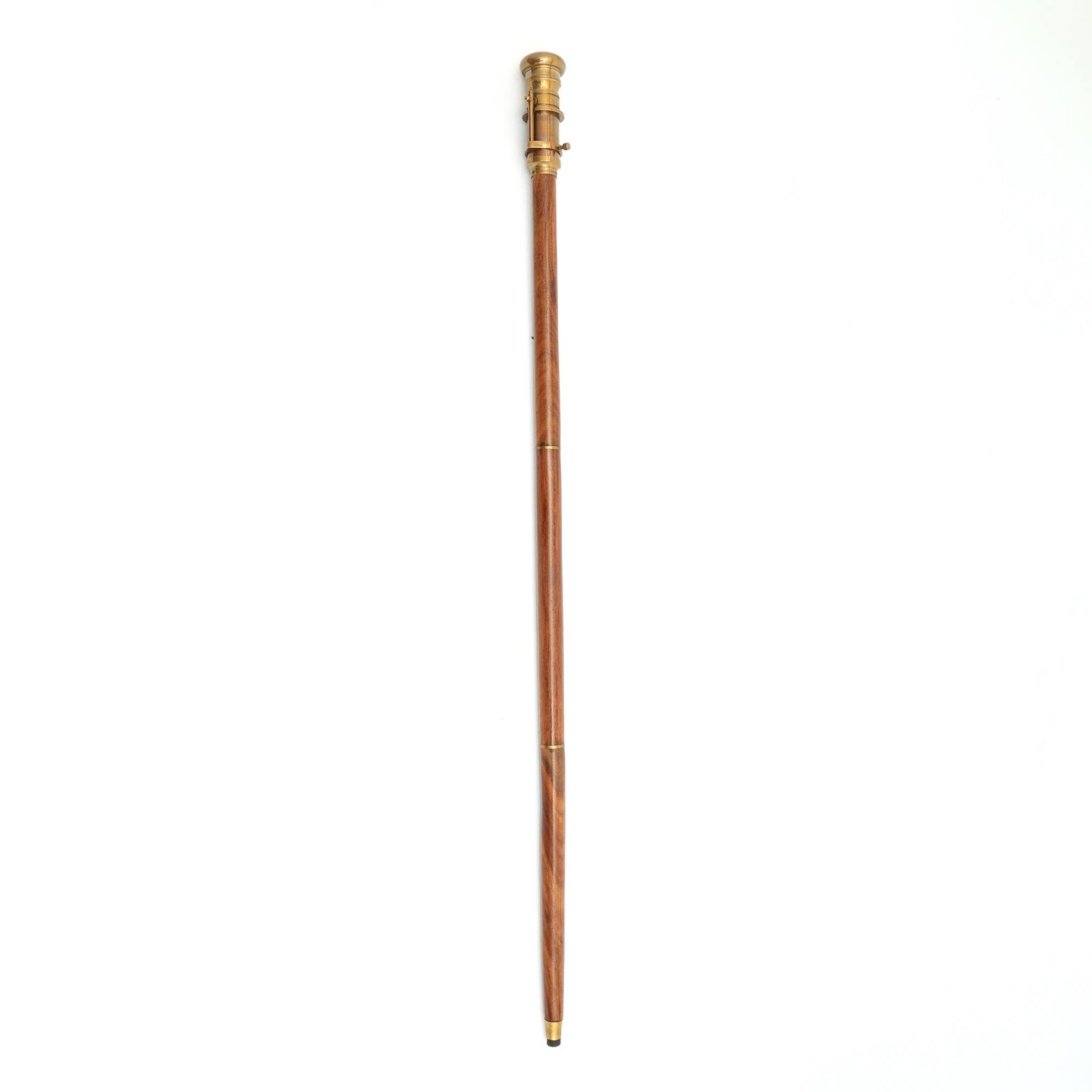 Decorative Walking Stick-Fancy Wood Canes - With Telescope 36"