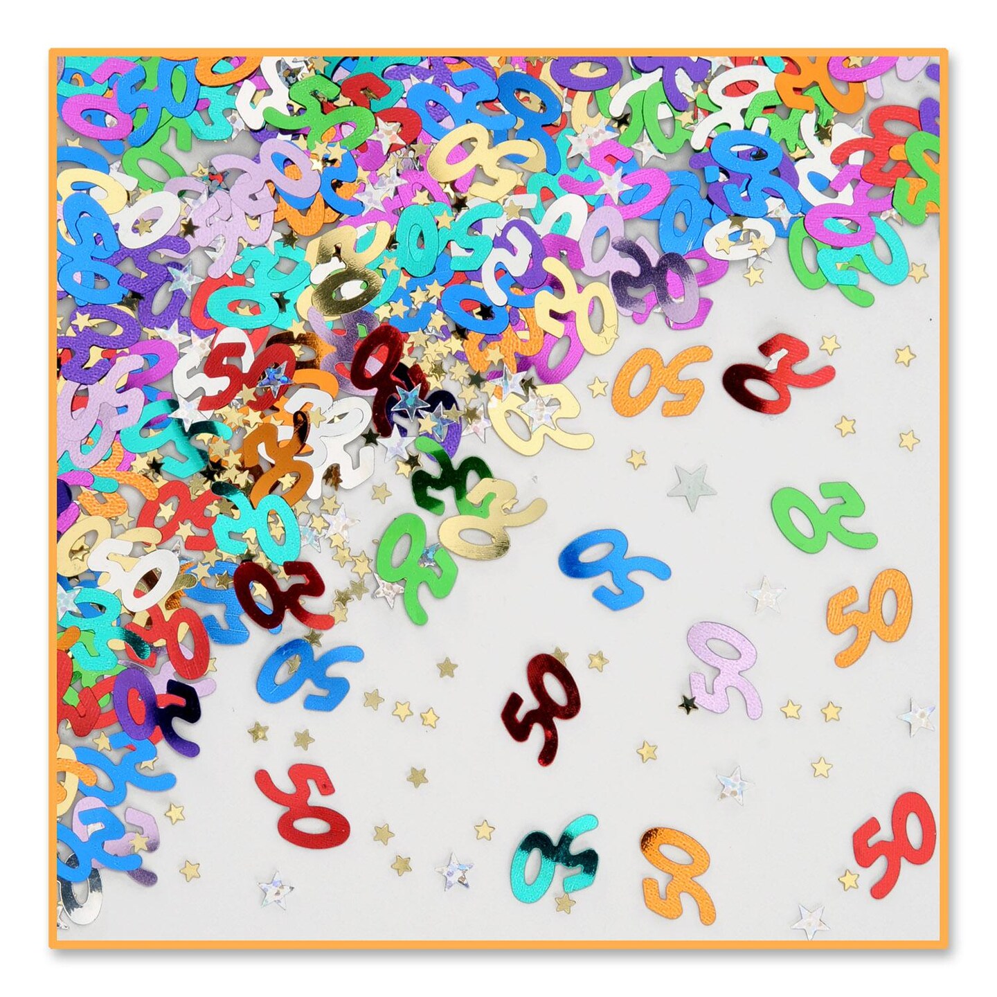 6 Pack Beistle 50/Stars Confetti (0.5 Oz/Pkg)