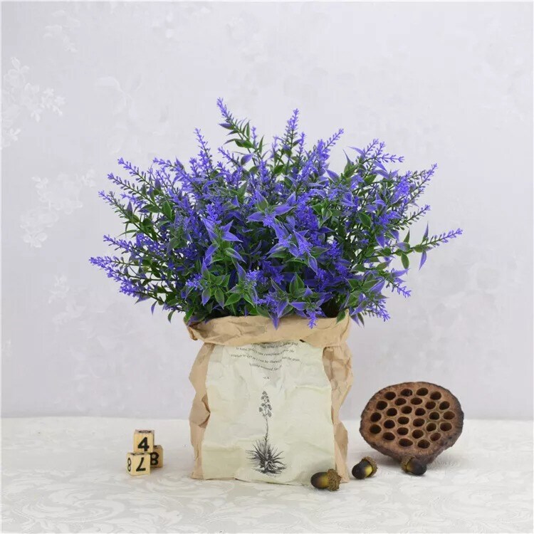 4pcs 7 Heads Artificial Wheat Grass Bouquet for Weddings